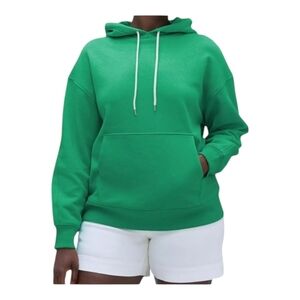 Everlane The Track Organic Cotton Popover Mint Green Hoodie Sweatshirt Small NEW